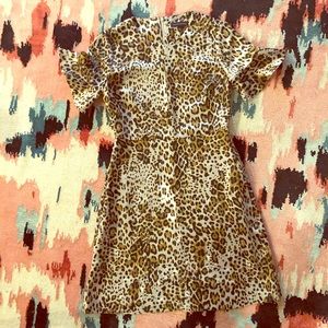 Leopard print dress